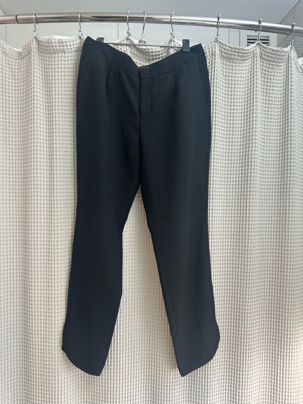 Banana Republic Black Straight-Leg Dress Pants